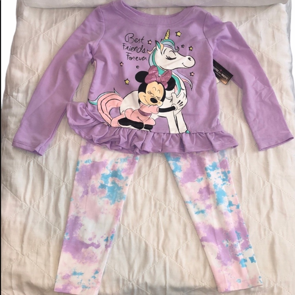 Disney Little Girls BestFriends Minnie Legging Set - Picture 13 of 13
